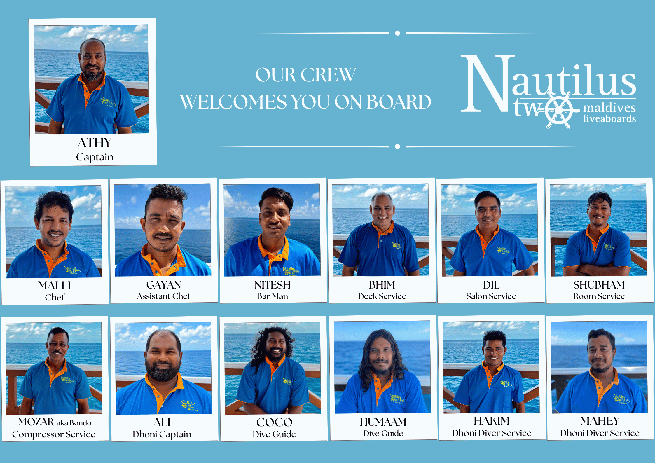 Nautilus Two crew overview